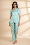Zivame Satin Pyjama Set - Shrinking Violet — thumbnail 1